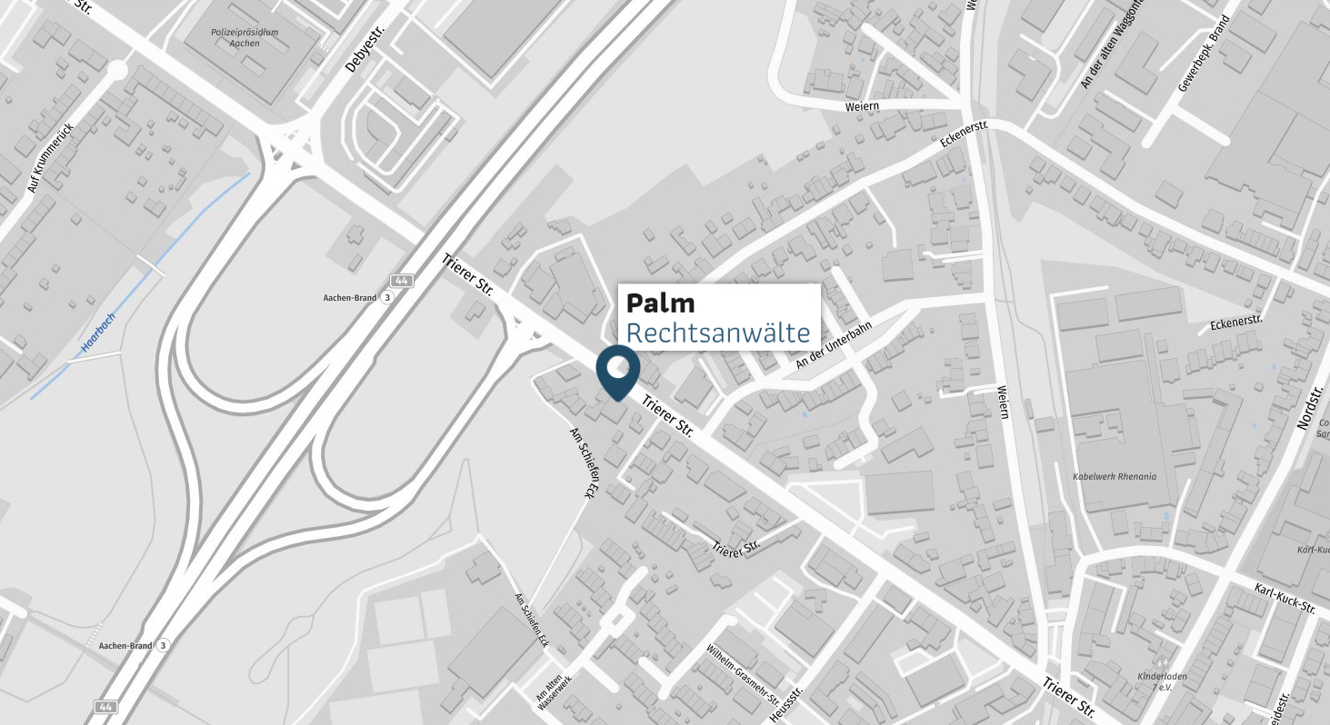 Lageplan - direkt zu Google Maps verlinkt.